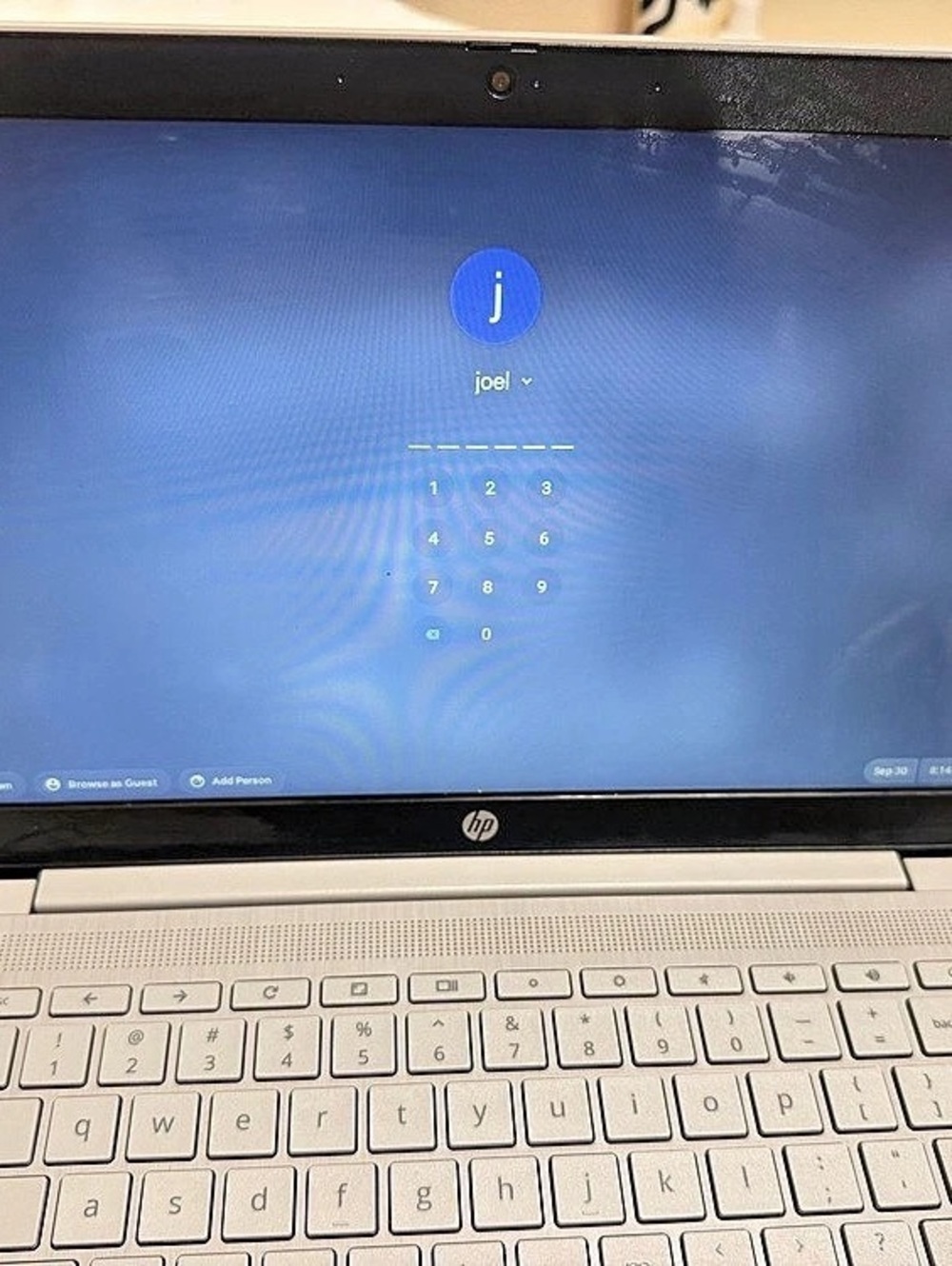 HP Chromebook 14a Laptop White
